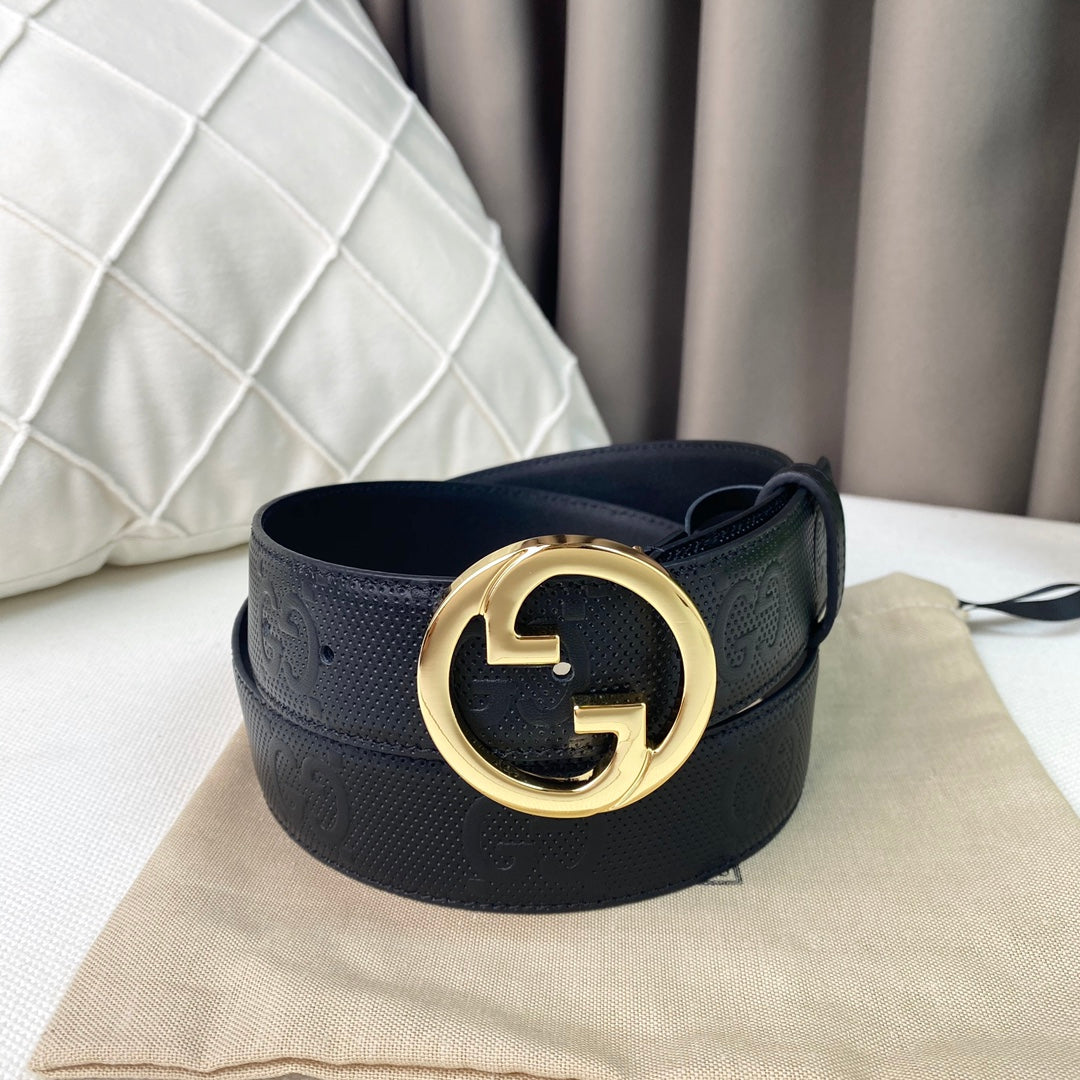 GEM07 wide 3.8cm new arrive fashion belt waistband for Men gift to choose