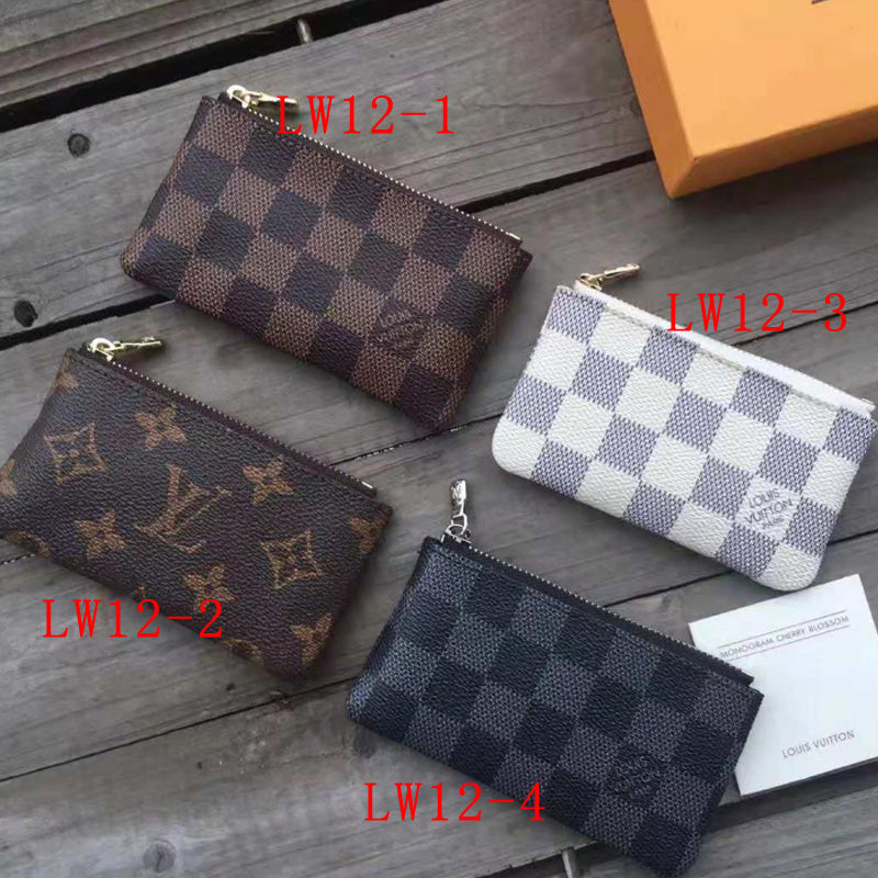 LW12 4 color  Hot sale fashion Genuine Leather wallet for woman and men gift