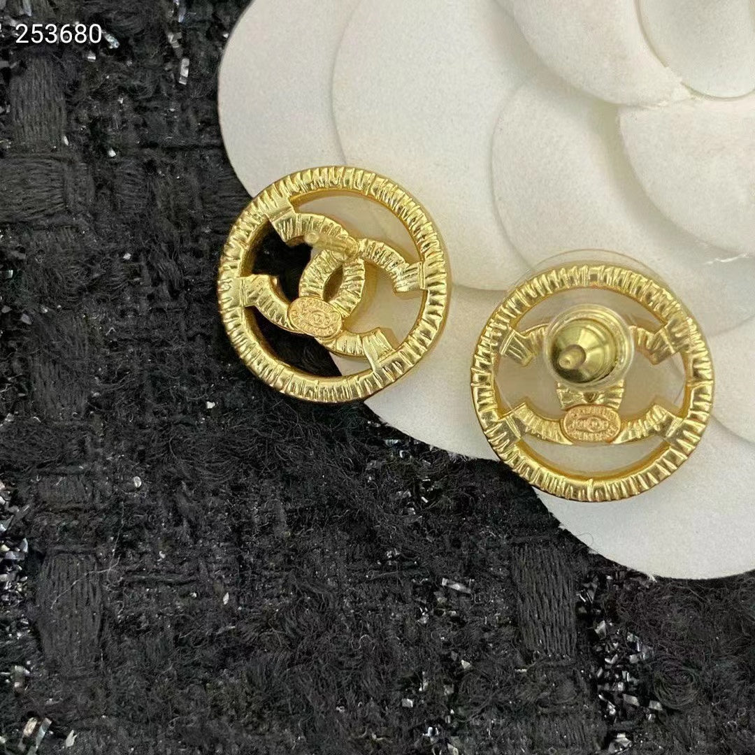 CET01 New arrive Fashion Design gold color earring  For Women Jewelry