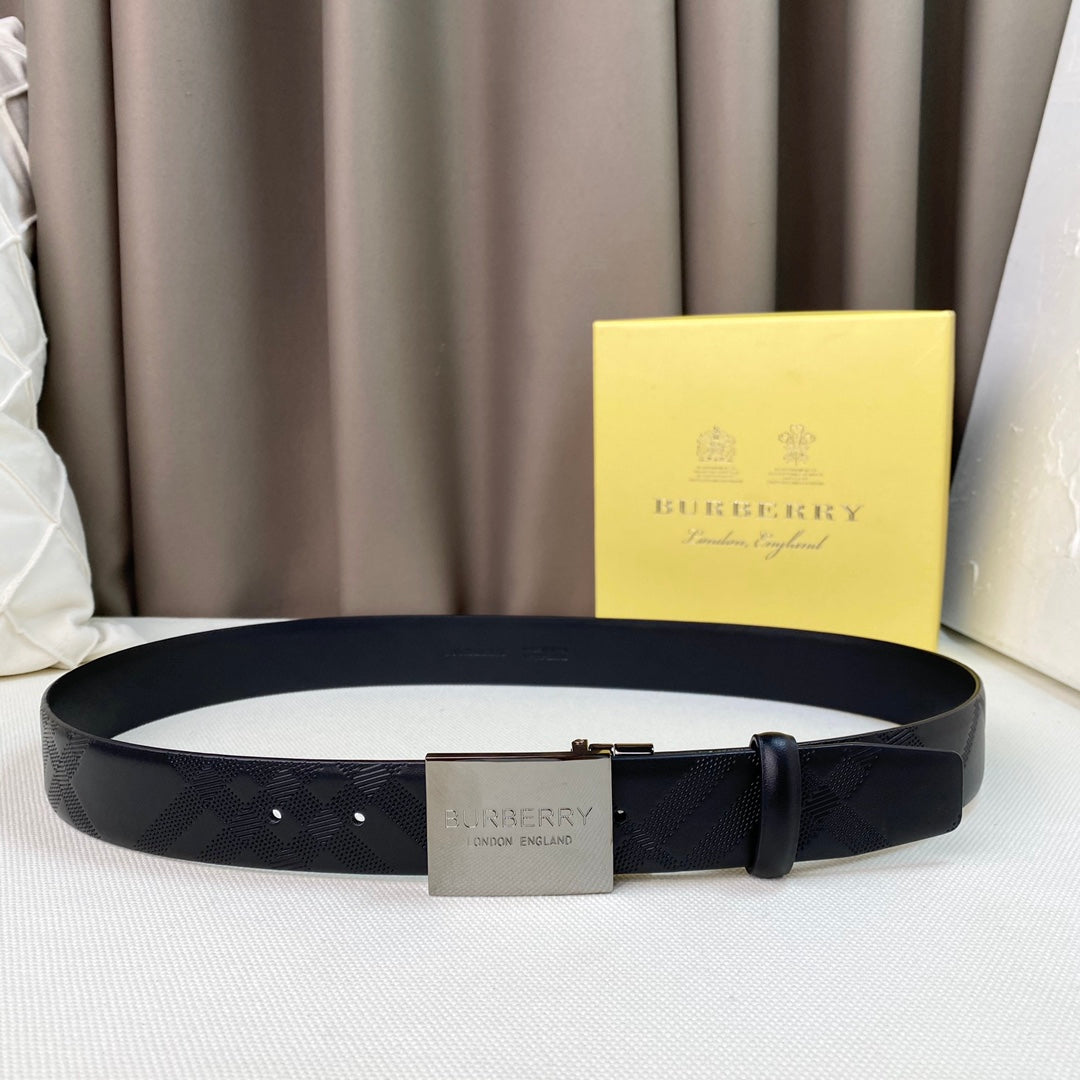 BUEM24 wide 3.5cm new arrive fashion gold and silver color belt waistband for men gift to choose