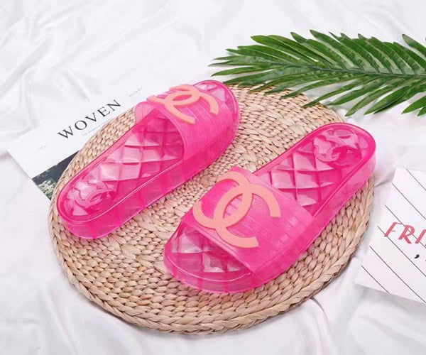 CN80 Hot sale fashion  brand  sandals  for woman with packaging