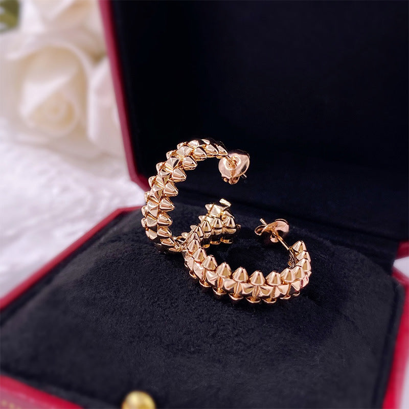 CREM09 New arrive fashion gold color earring for woman beautiful jewelry to choose gift