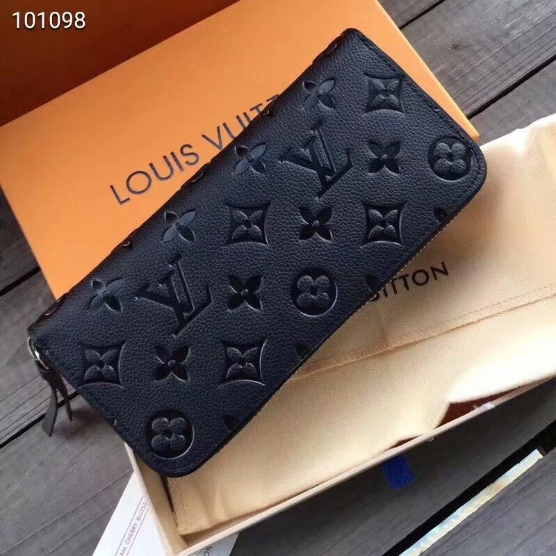 LW14 4 color  Hot sale fashion Genuine Leather wallet for woman and men gift