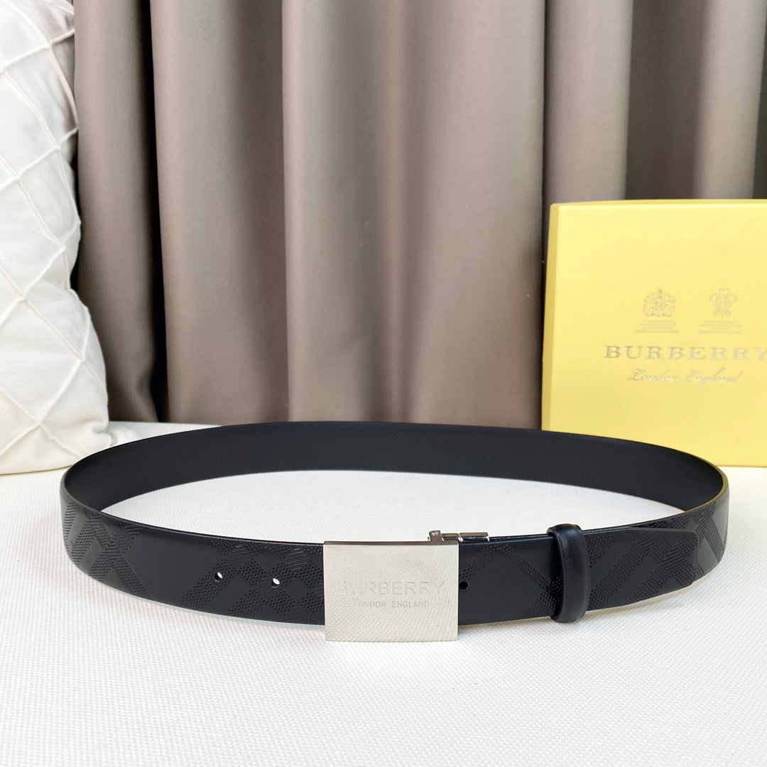 BUEM24 wide 3.5cm new arrive fashion gold and silver color belt waistband for men gift to choose