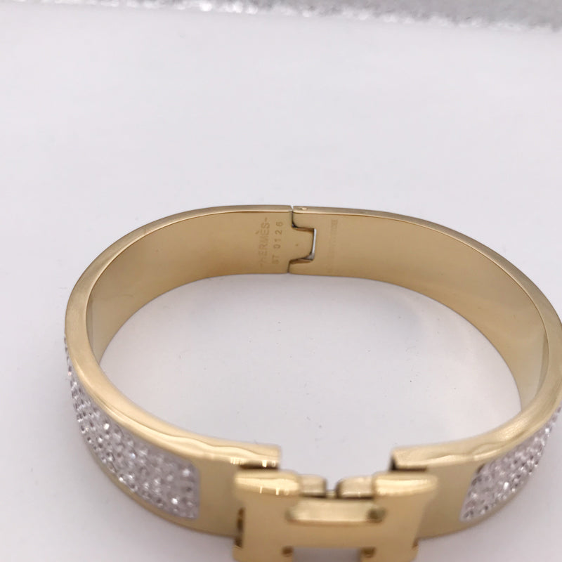 B16 Hot sale new arrive fashion bracelet&bangle full diamond for woman jewelry gift to choose with dust bag about 17cm perimeter