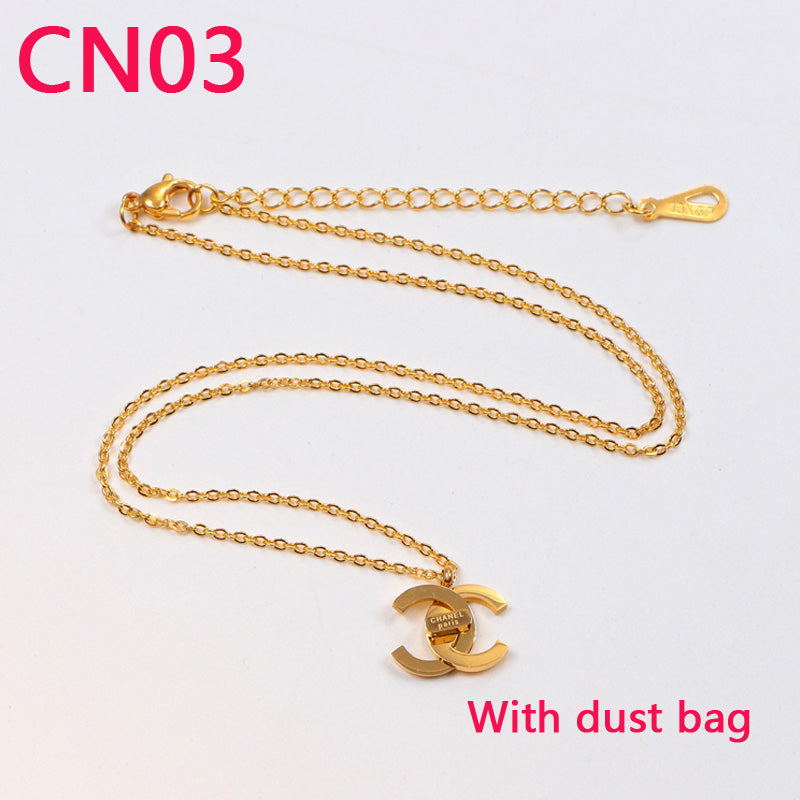 CN03  Hot sale fashion Necklace for woman 3color size jewelry  for woman gift