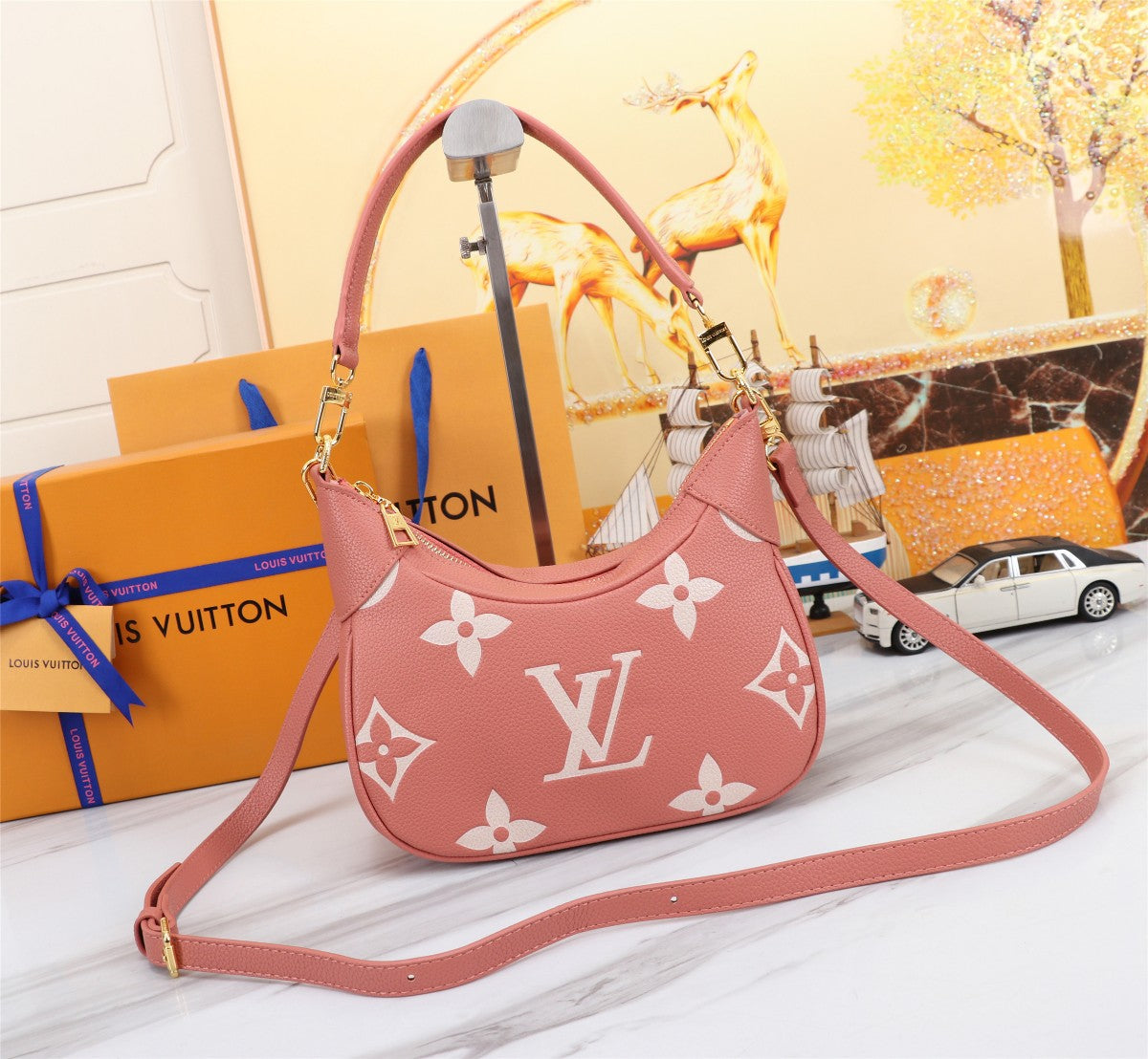 LEM102  New arrive fashion pink color  bag for woman beautiful gift to choose gift size to choose 25cm