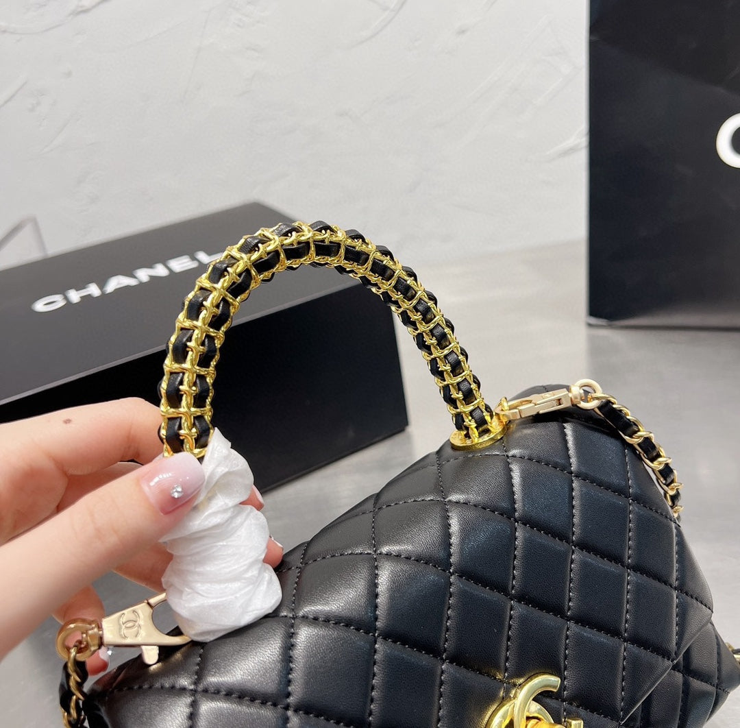 CEM04 New arrive black  color The bag for woman  to choose 25*19cm