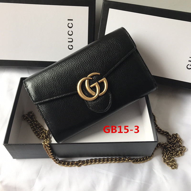 GB15 New Fashion Women Beautiful PU Bag colours chain Shoulder bag Mobile phone package