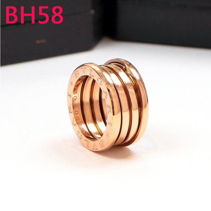 BH58 New Fashion Luxury Titanium steel rings for Women Charm  Couples gift