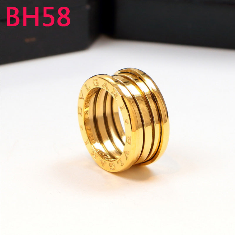 BH58 New Fashion Luxury Titanium steel rings for Women Charm  Couples gift