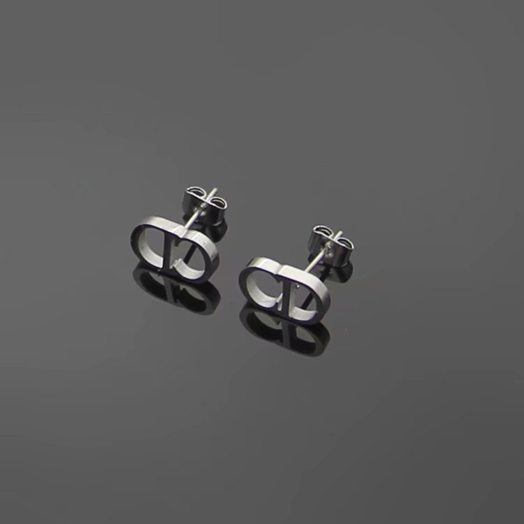 DE101 Hot sale Fashion Titanium Stainless Steel Wedding earring Bague Femme for woman gift