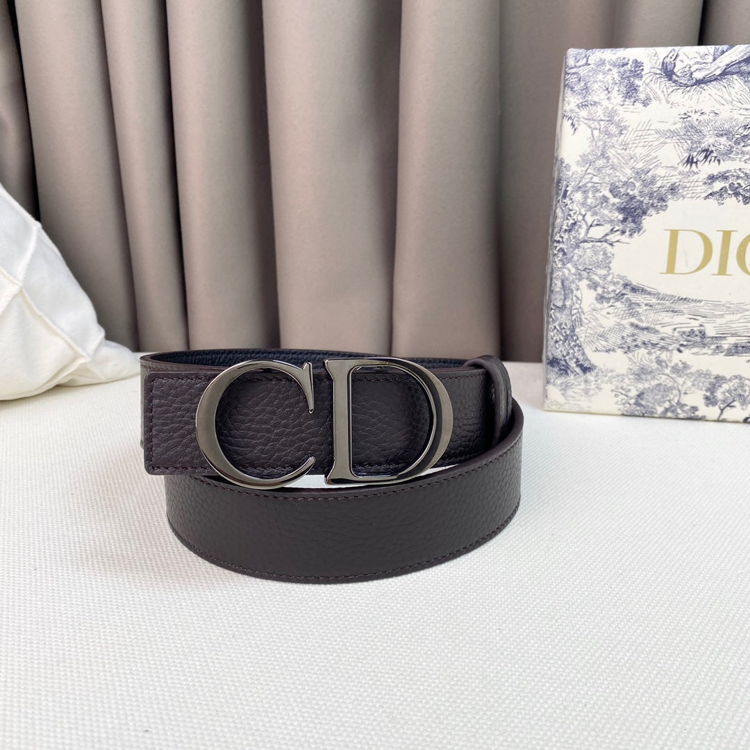 DEM125 wide 3.5cm new arrive fashion gold and silver color belt waistband for Men 3 color gift to choose