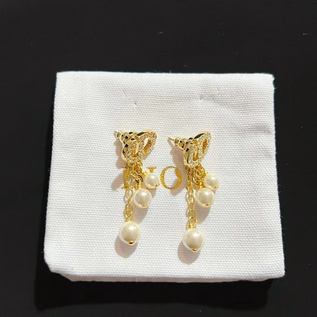 DEM57 New arrive fashion gold color earring  for woman beautiful jewelry to choose gift