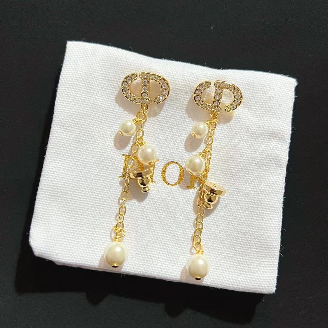 DEM57 New arrive fashion gold color earring  for woman beautiful jewelry to choose gift