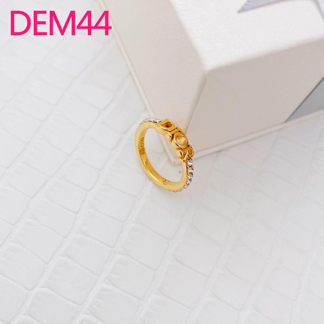 DEM44 Hot sale Fashion  Stainless Steel Wedding Rings Bague Femme for woman gift