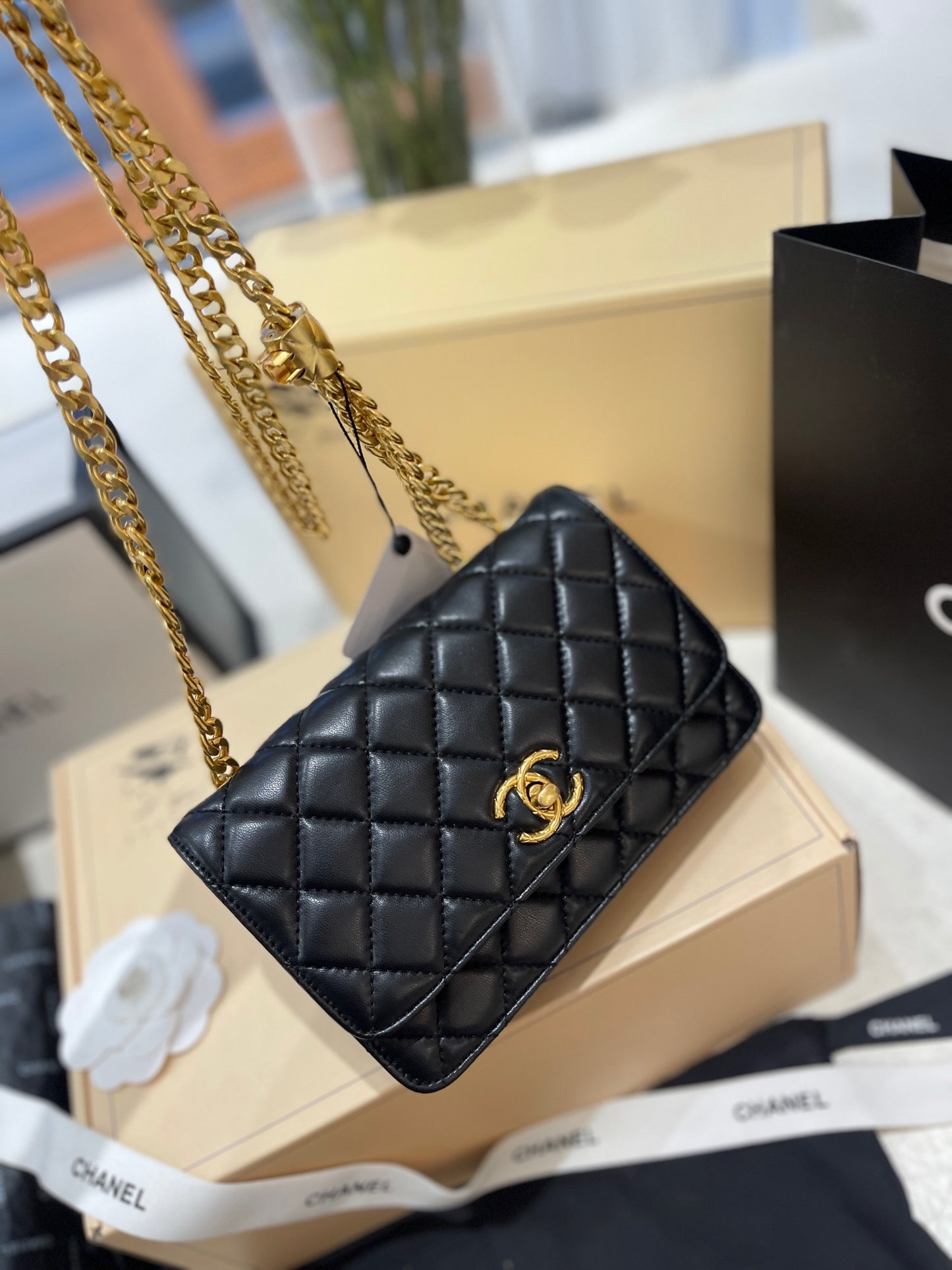 CEM55 New arrive fashion black color bag for woman beautiful gift to choose gift size to choose 19*5*12cm