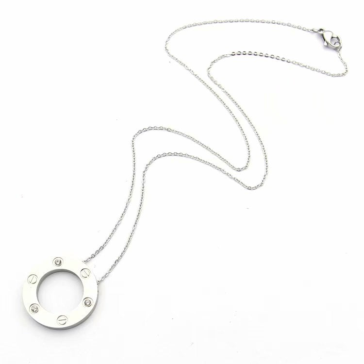 CNN06 Titanium steel Hot sale fashion Necklace  for woman size jewelry for woman gift for old customer link