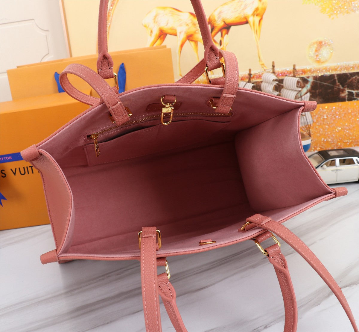 LEM99 New arrive fashion pink color  bag for woman beautiful gift to choose gift size to choose 34cm